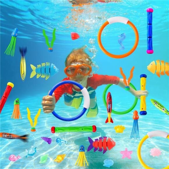 35PCS Pool Diving Swimming Toys, Summer Underwater Game Toys - Picture 4 of 6